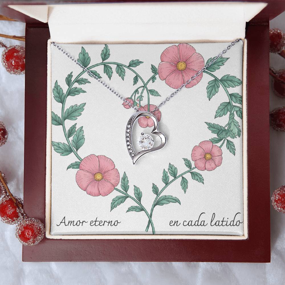 Amor Eterno en Cado Latido- Forever Love- Floral Heart 2-05