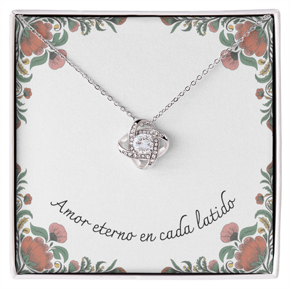 Amor Eterno en Cada Latido- Love Knot- Small Floral 