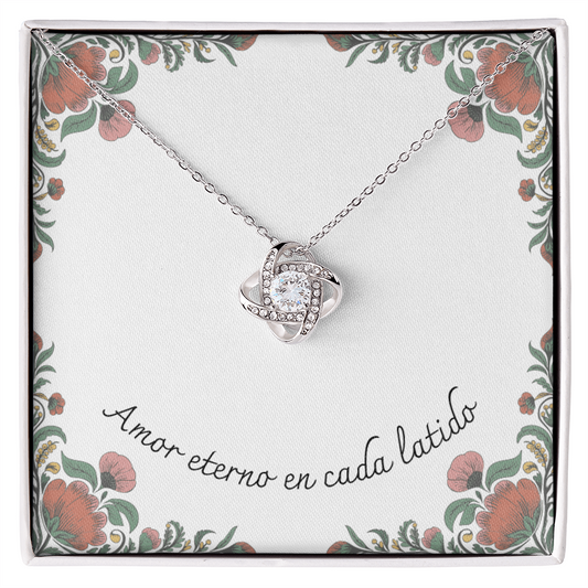 Amor Eterno en Cada Latido- Love Knot- Small Floral 