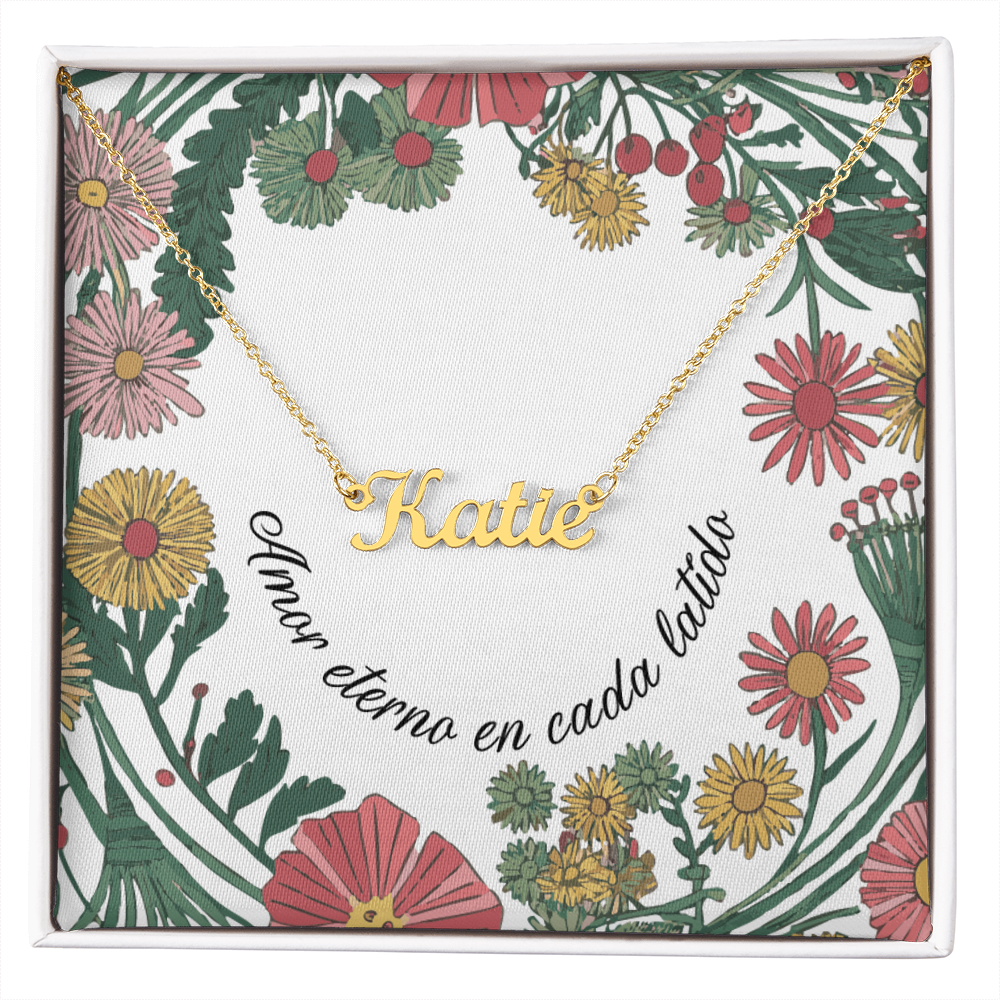 Amor Eterno en Cada Latido- Name- Color Wreath