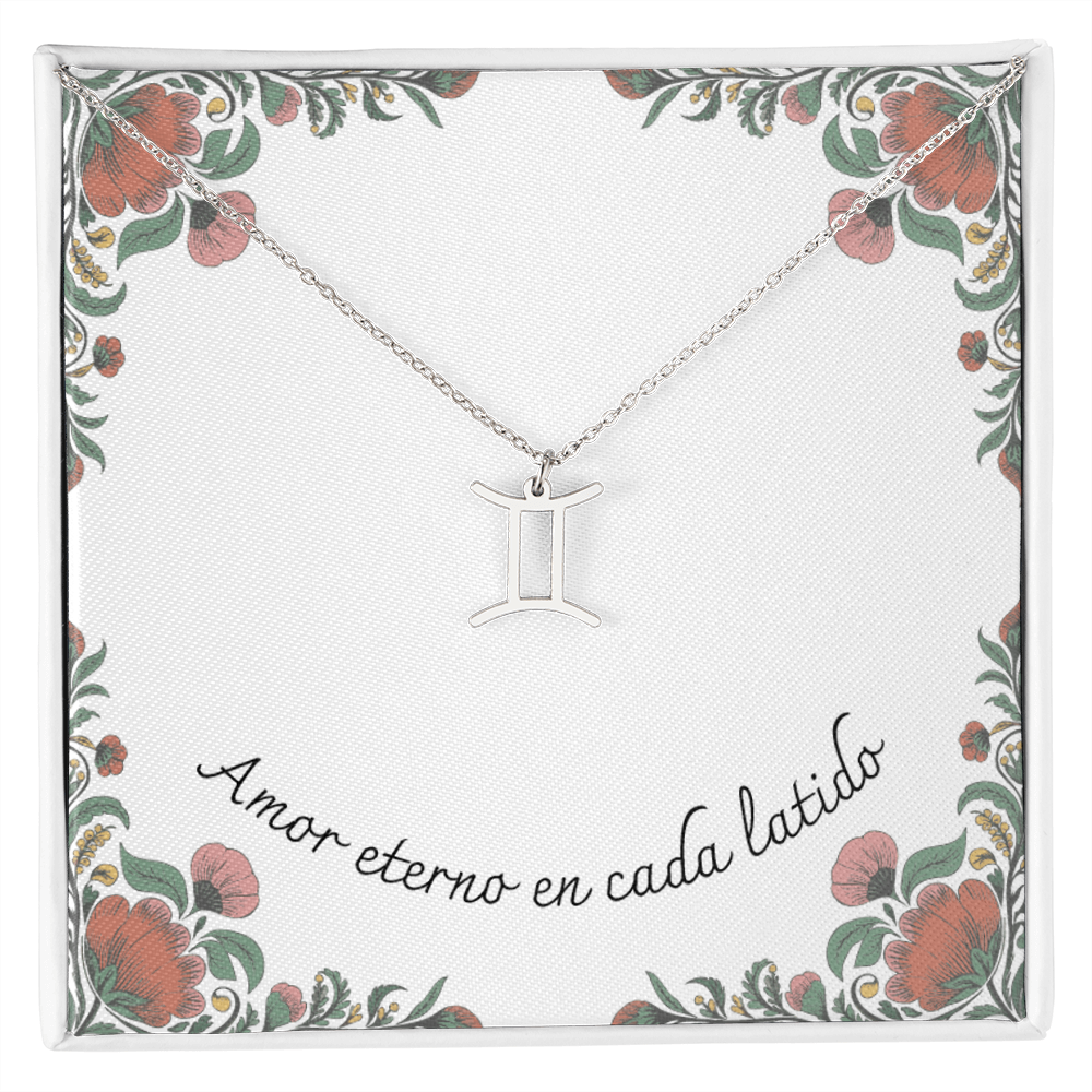 Amor Eterno en Cada Latido- Zodiac- Small Floral