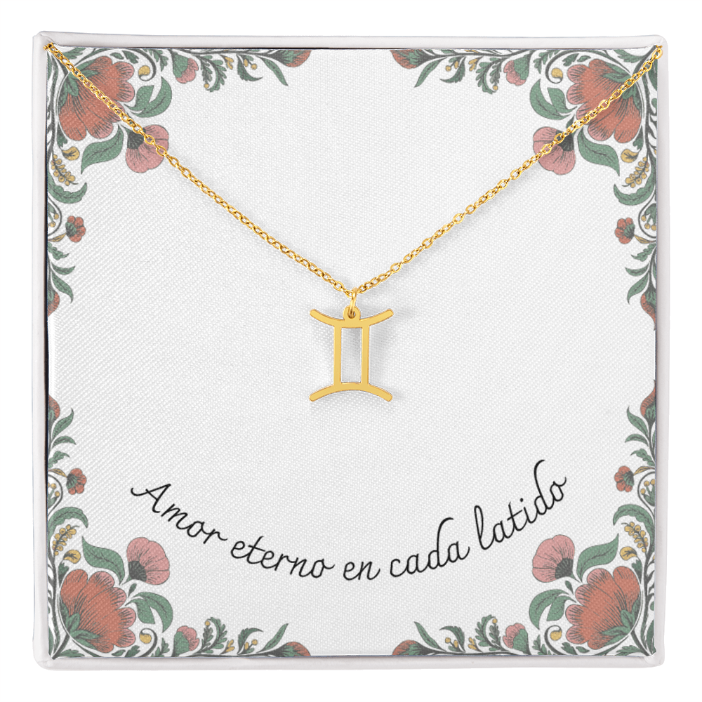 Amor Eterno en Cada Latido- Zodiac- Small Floral