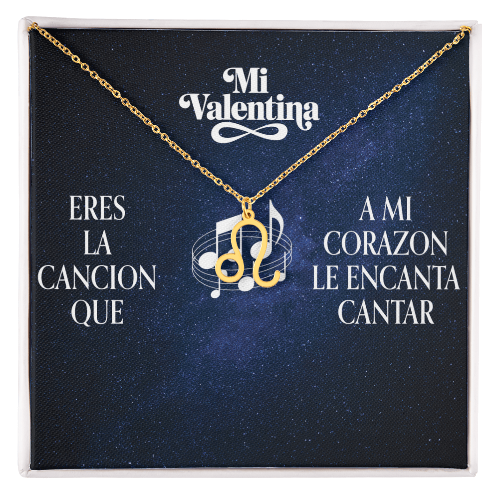 Mi Valentina  Eres la cancion- Zodiac- Music