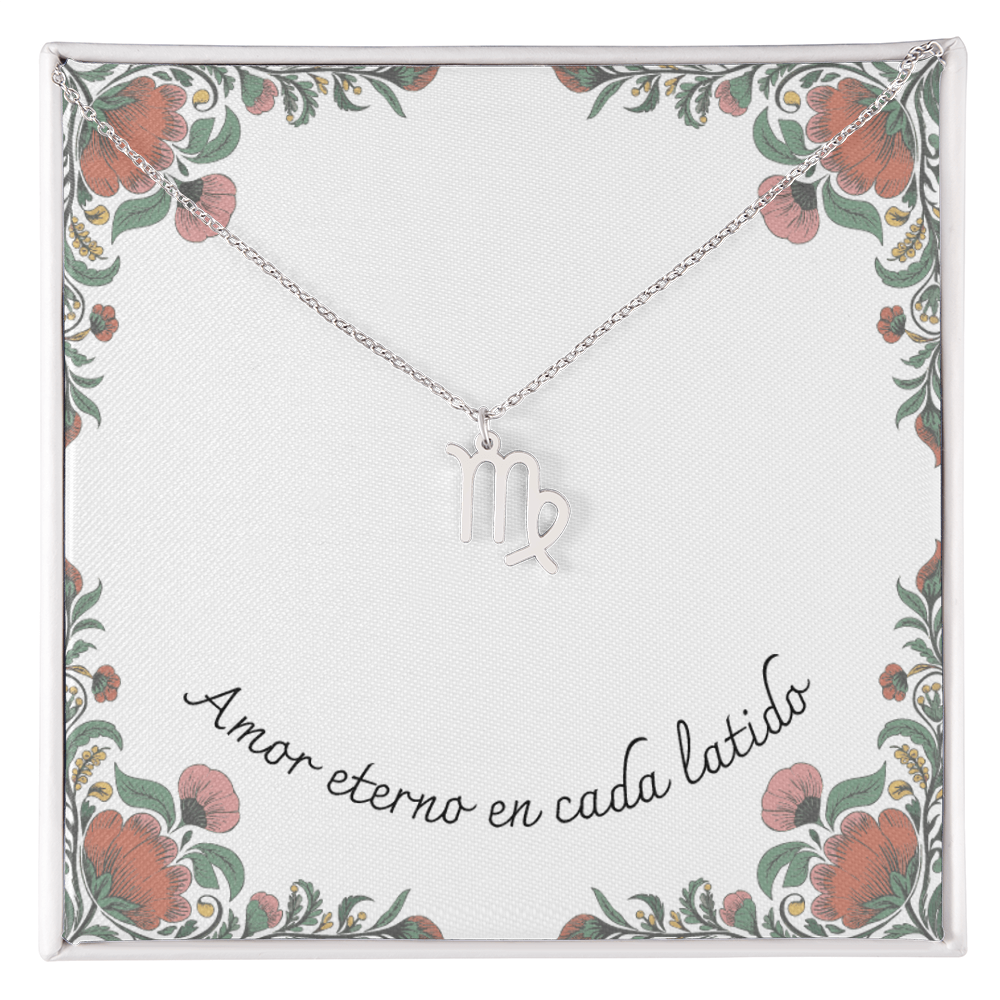 Amor Eterno en Cada Latido- Zodiac- Small Floral