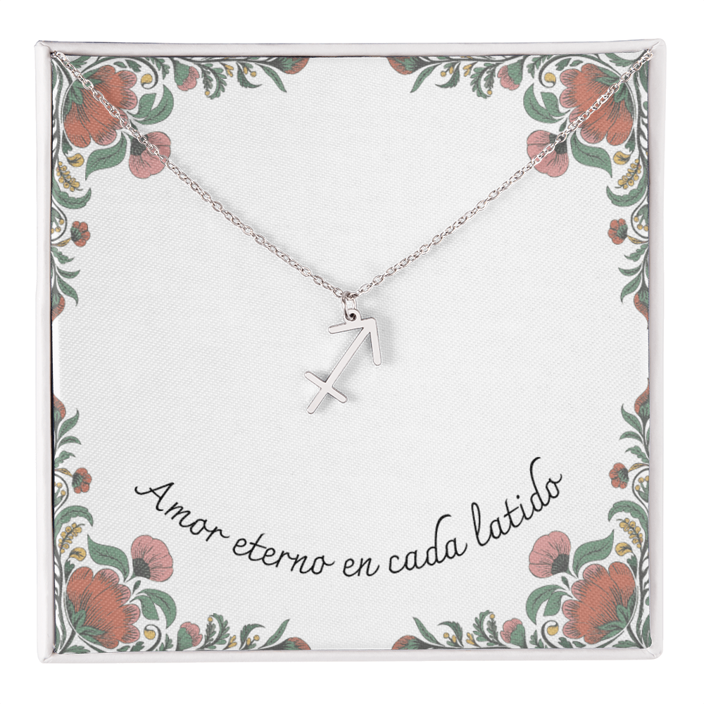 Amor Eterno en Cada Latido- Zodiac- Small Floral