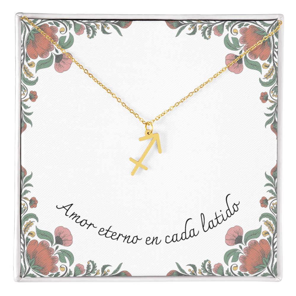 Amor Eterno en Cada Latido- Zodiac- Small Floral