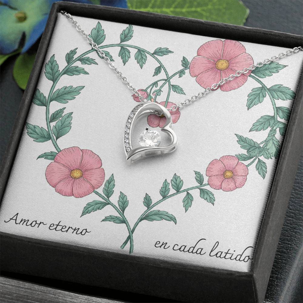 Amor Eterno en Cado Latido- Forever Love- Floral Heart 2-05