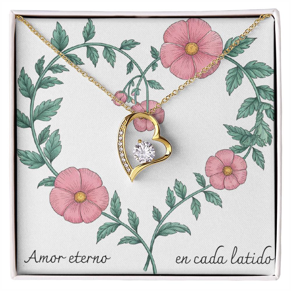 Amor Eterno en Cado Latido- Forever Love- Floral Heart 2-05